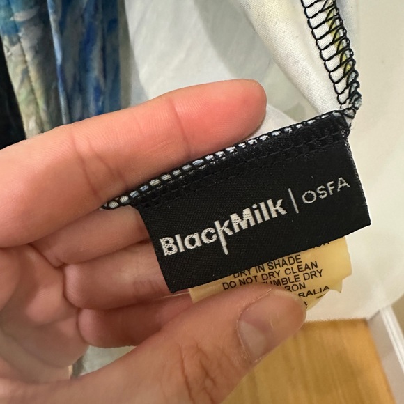 Blackmilk Starry Night Swan Kimono Robe - Picture 6 of 7